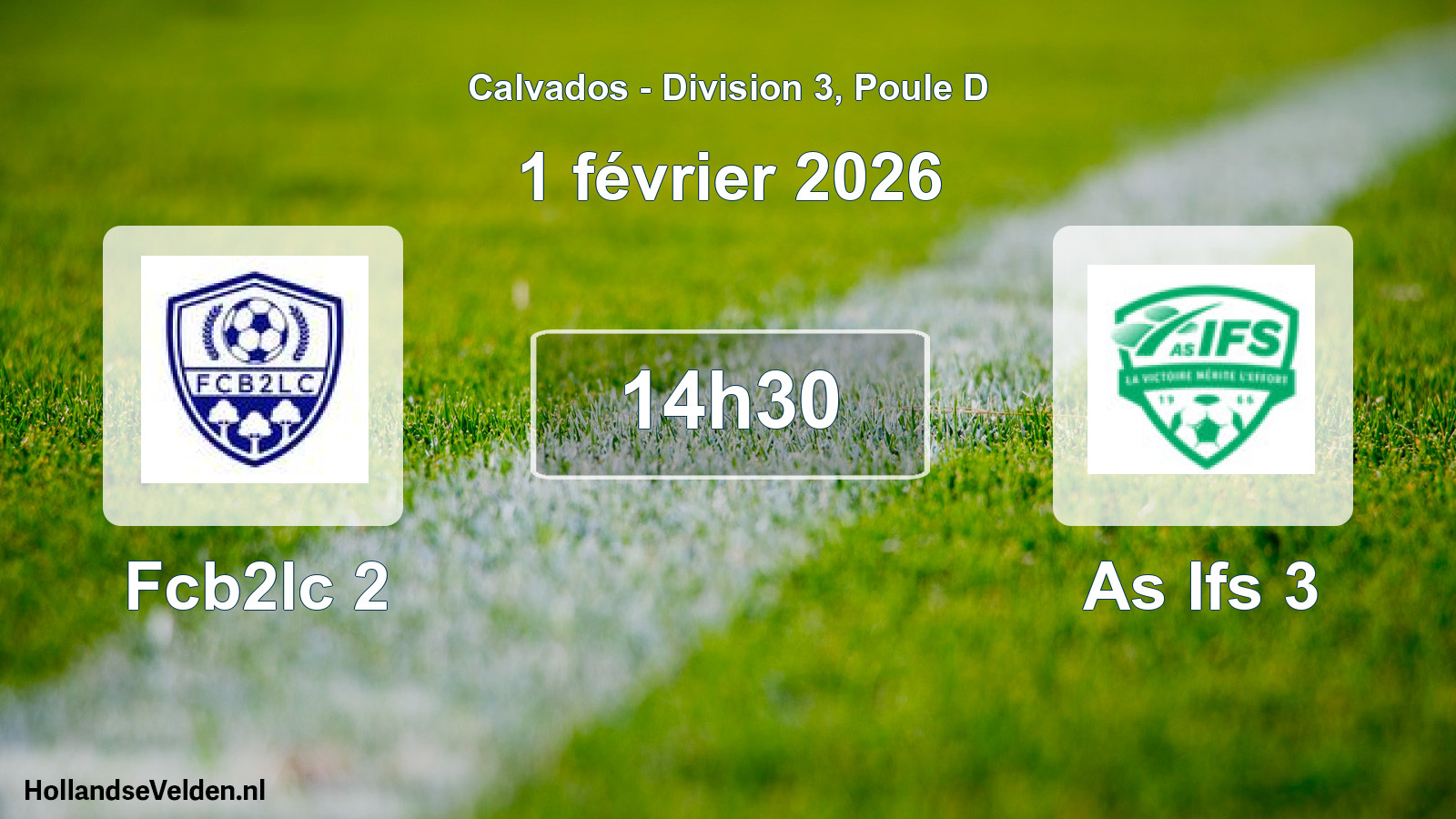 Scheduled Match: Fcb2lc 2 - As Ifs 3 (1 February 2026)