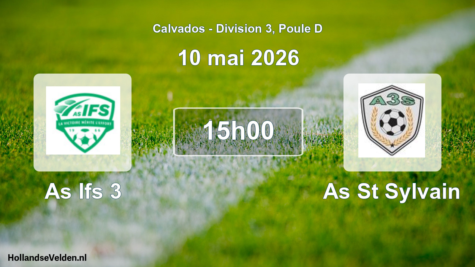Scheduled Match: As Ifs 3 - As St Sylvain (10 May 2026)