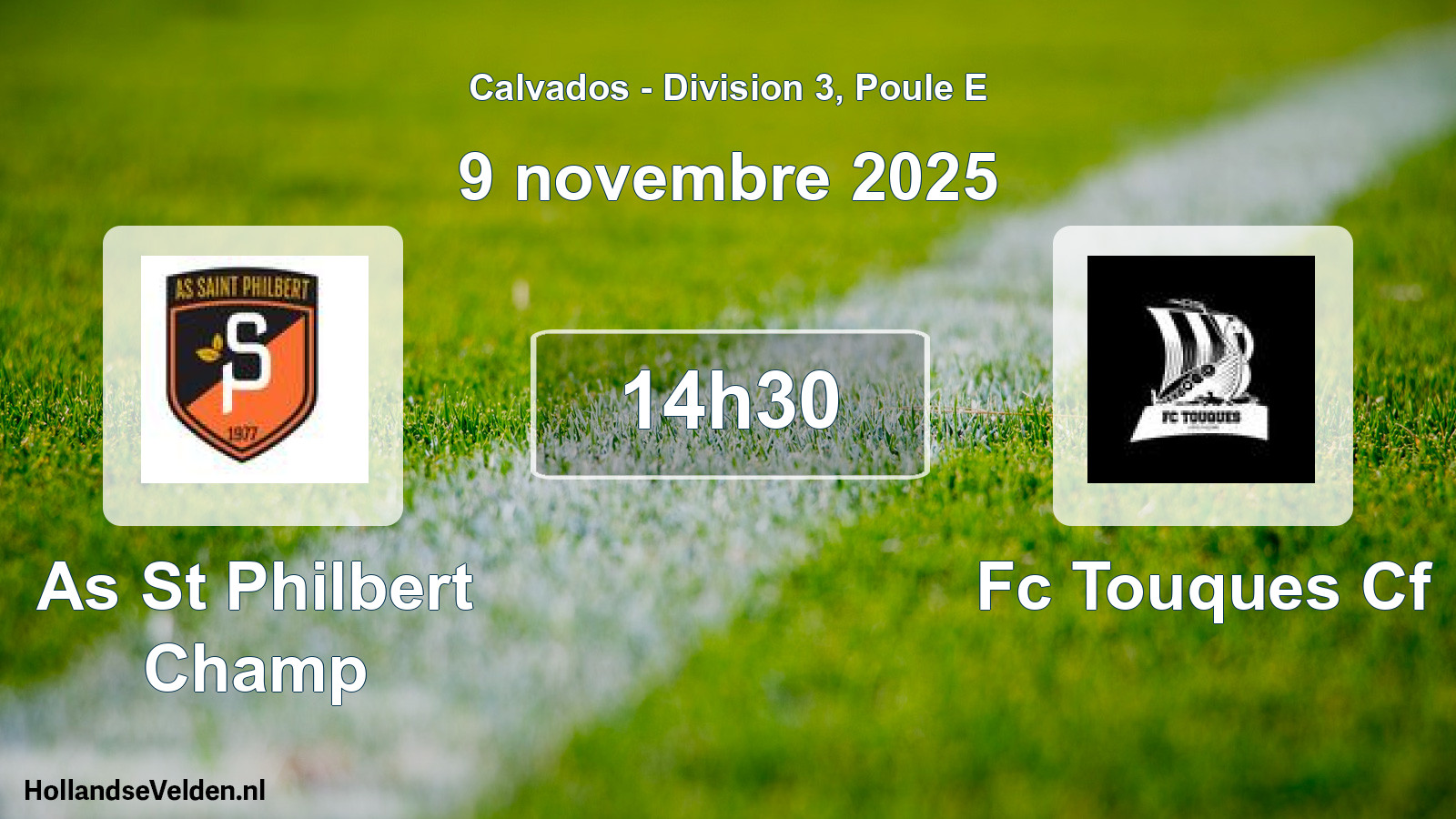 Geplande wedstrijd: As St Philbert Champ - Fc Touques Cf (9 november 2025)