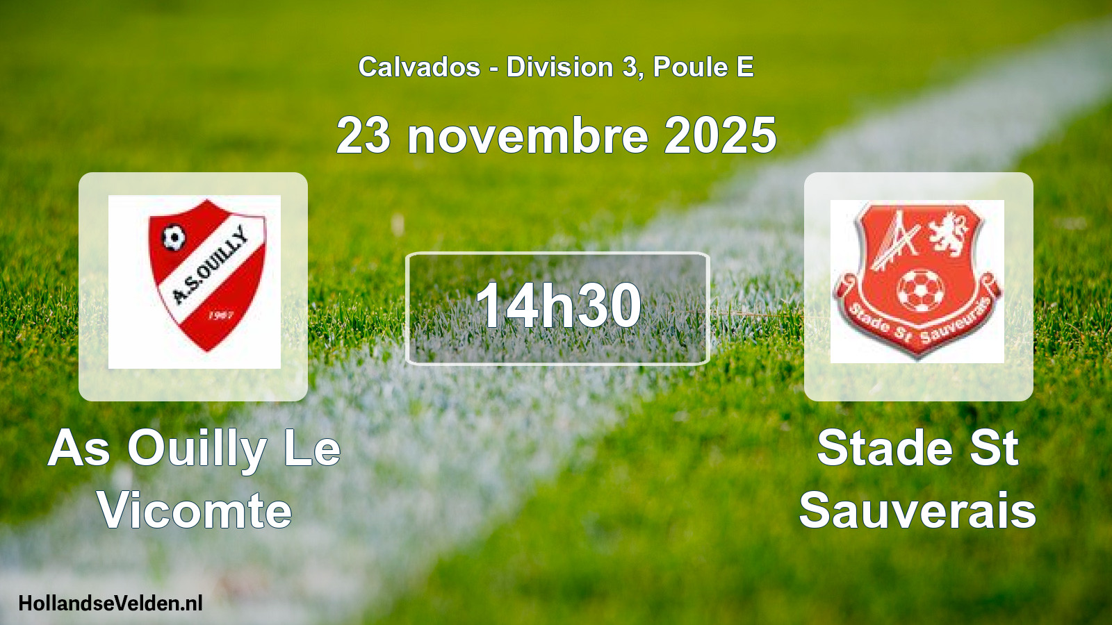 Scheduled Match: As Ouilly Le Vicomte - Stade St Sauverais (23 November 2025)