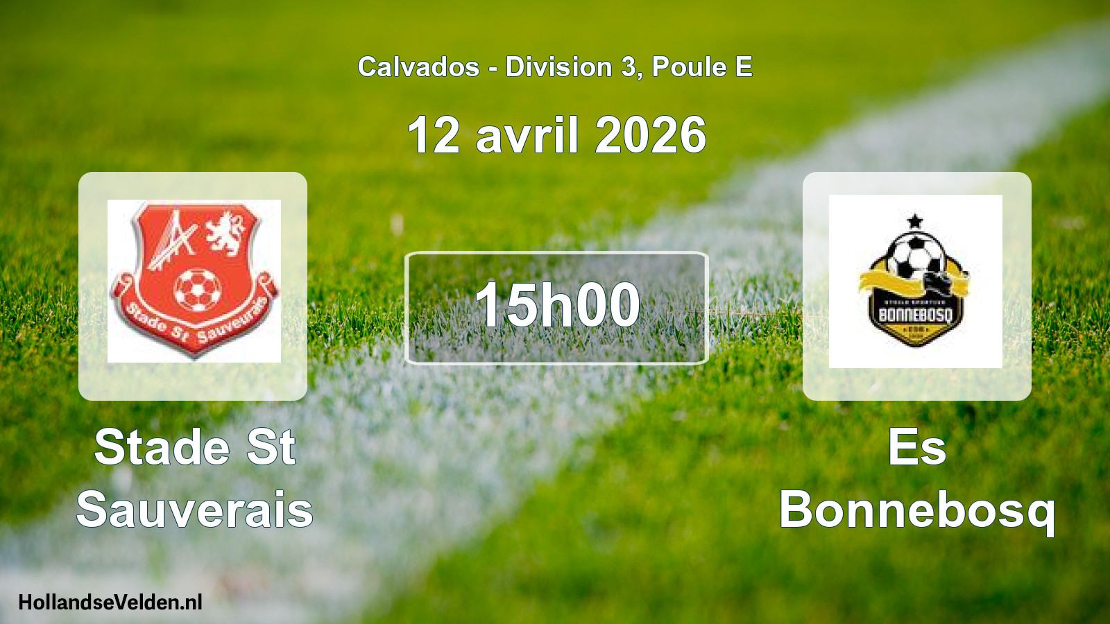 Scheduled Match: Stade St Sauverais - Es Bonnebosq (12 April 2026)