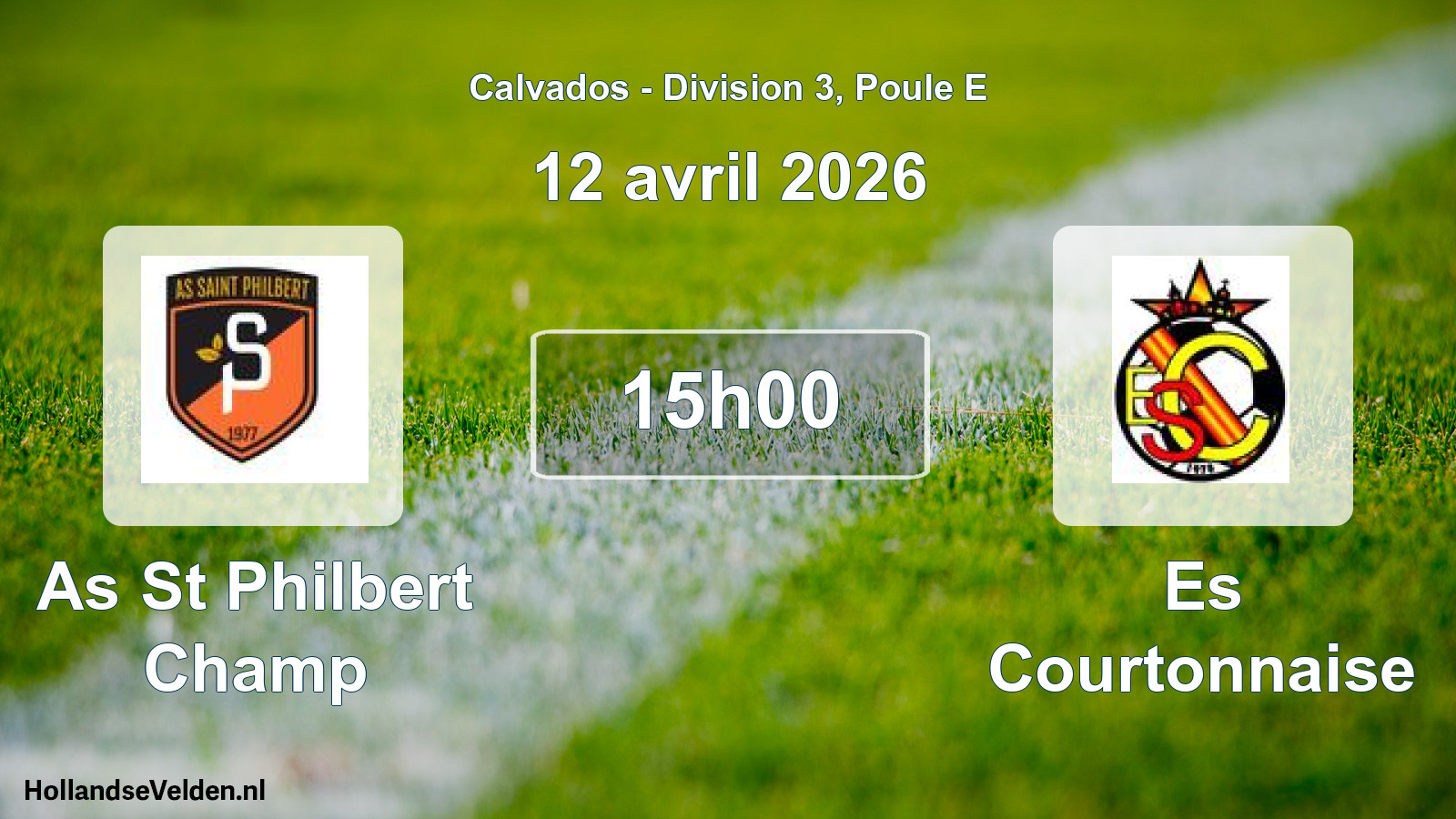 Scheduled Match: As St Philbert Champ - Es Courtonnaise (12 April 2026)