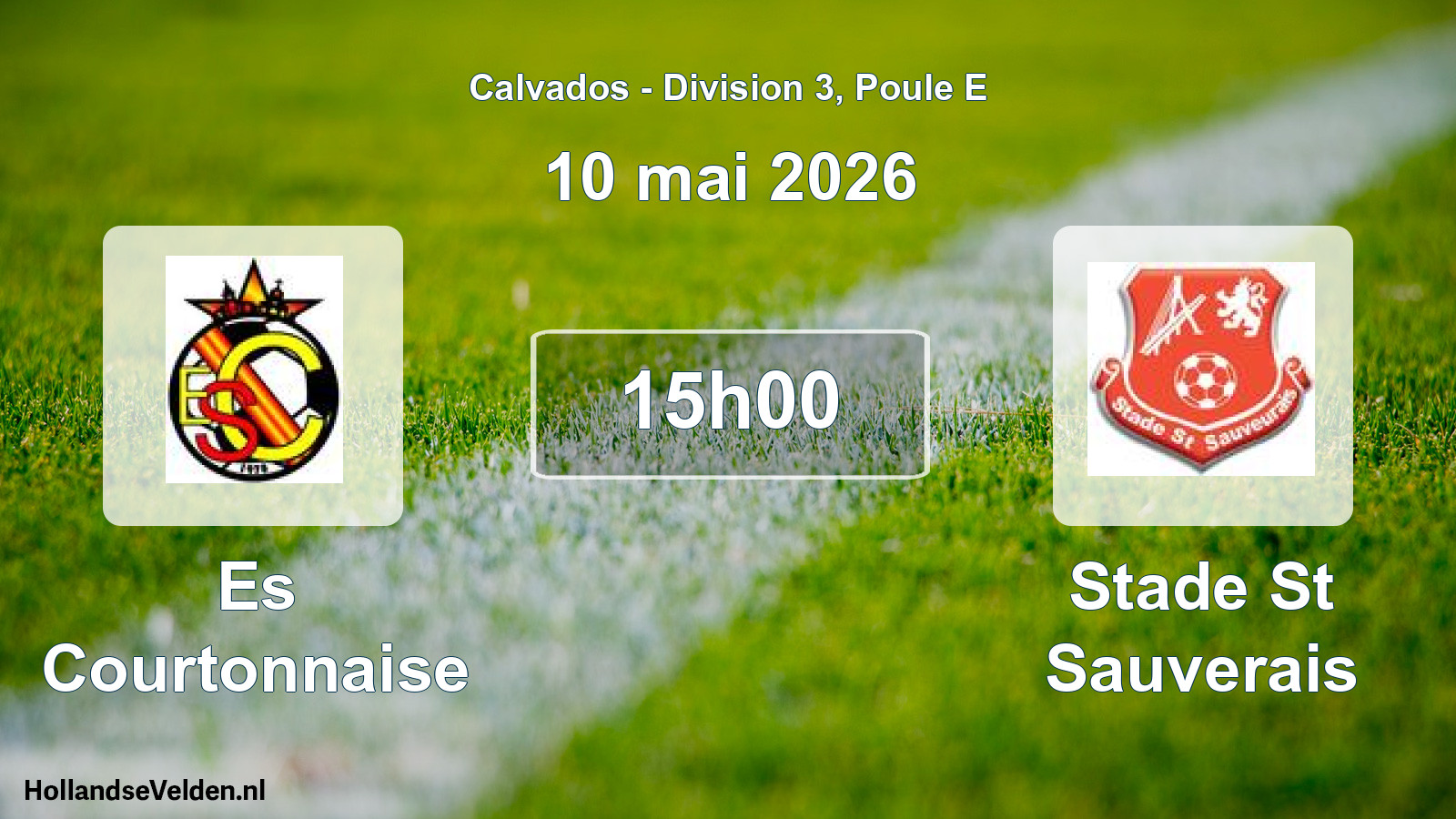 Scheduled Match: Es Courtonnaise - Stade St Sauverais (10 May 2026)