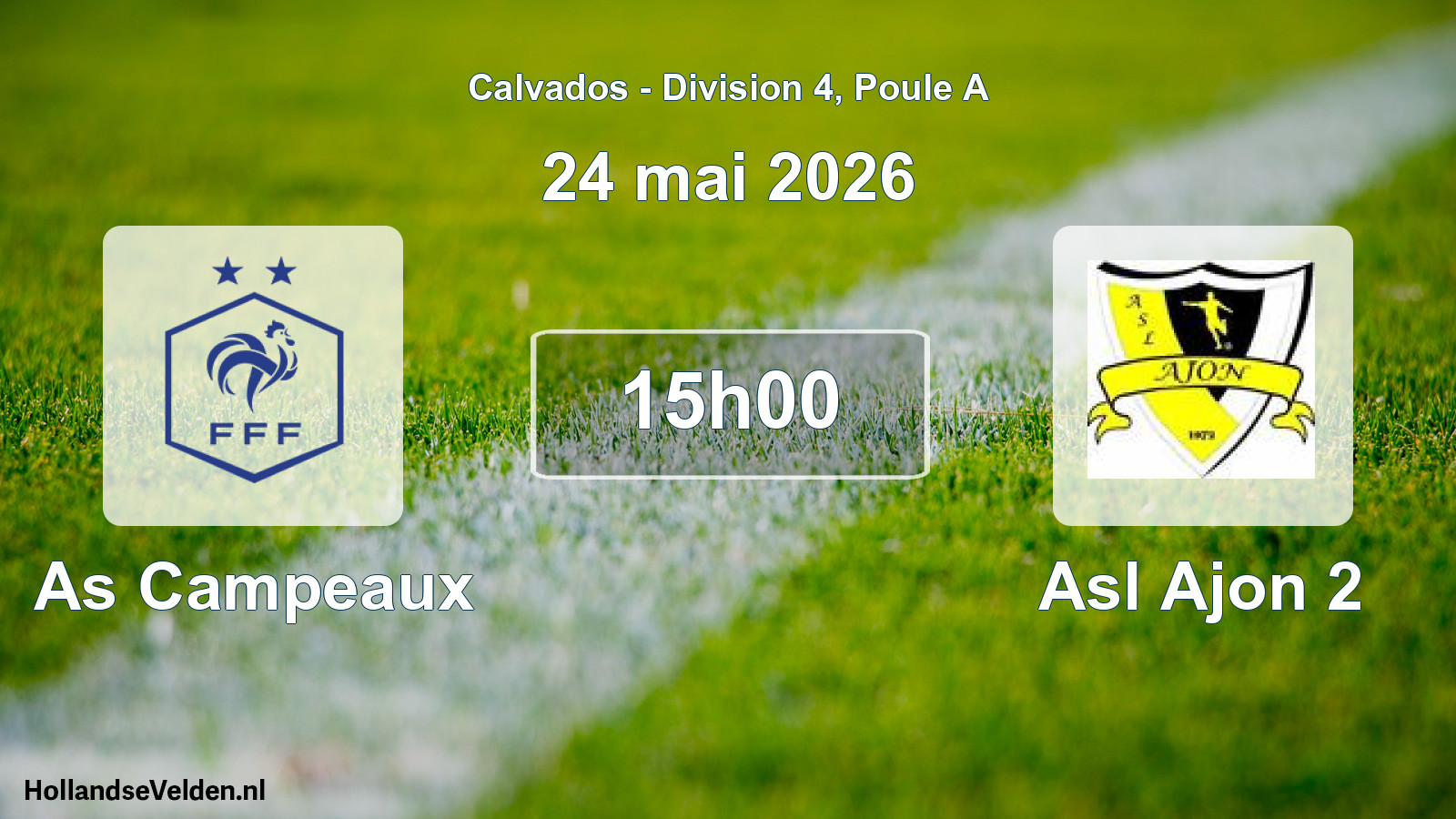 Scheduled Match: As Campeaux - Asl Ajon 2 (24 May 2026)