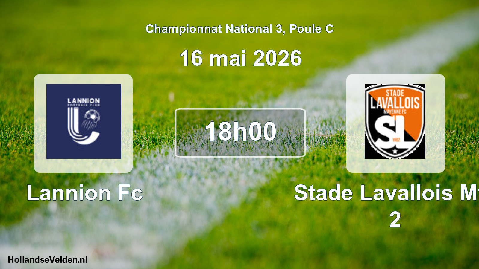 Geplande wedstrijd: Lannion Fc - Stade Lavallois Mfc 2 (16 mai 2026)