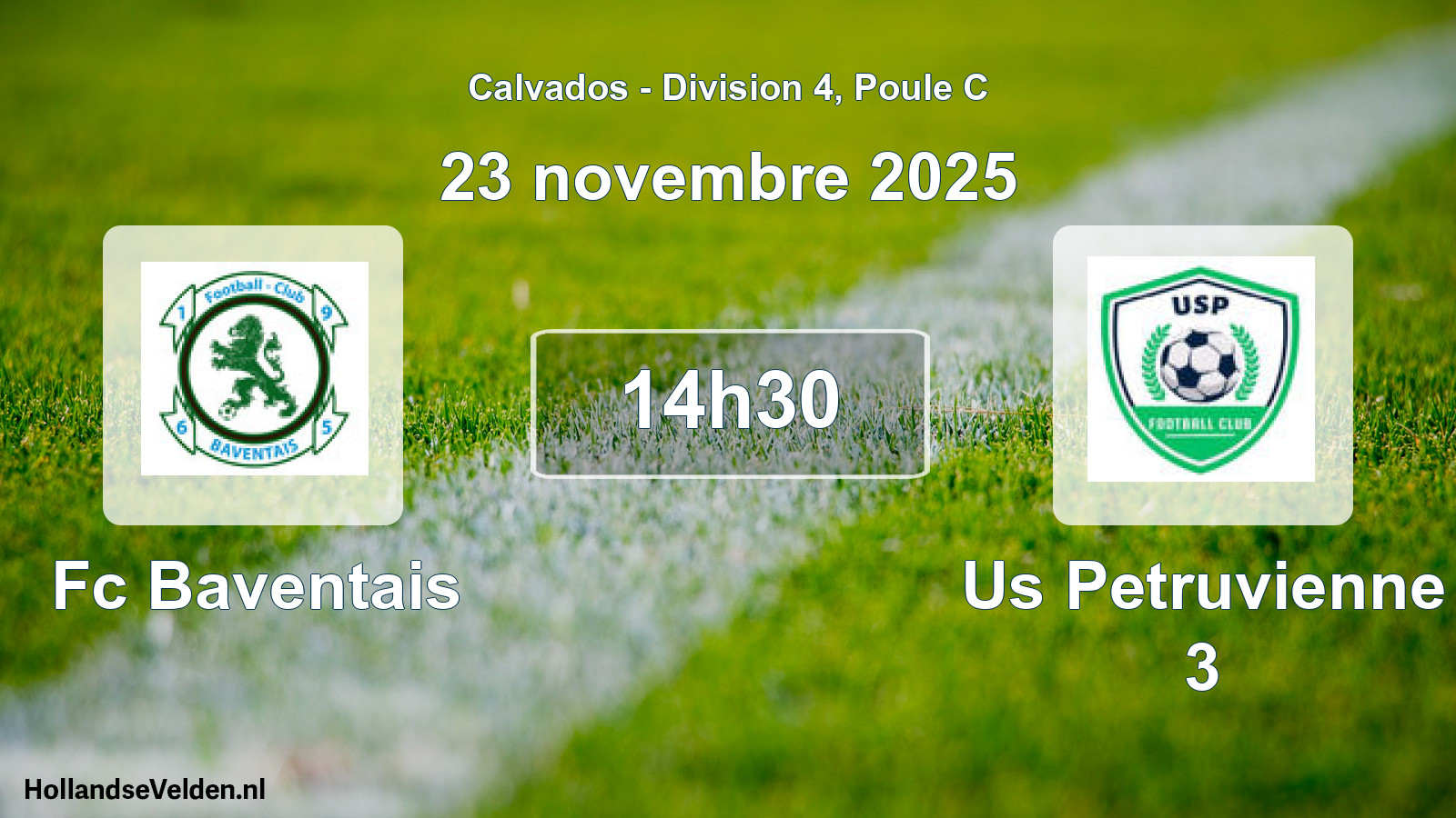 Scheduled Match: Fc Baventais - Us Petruvienne 3 (23 November 2025)