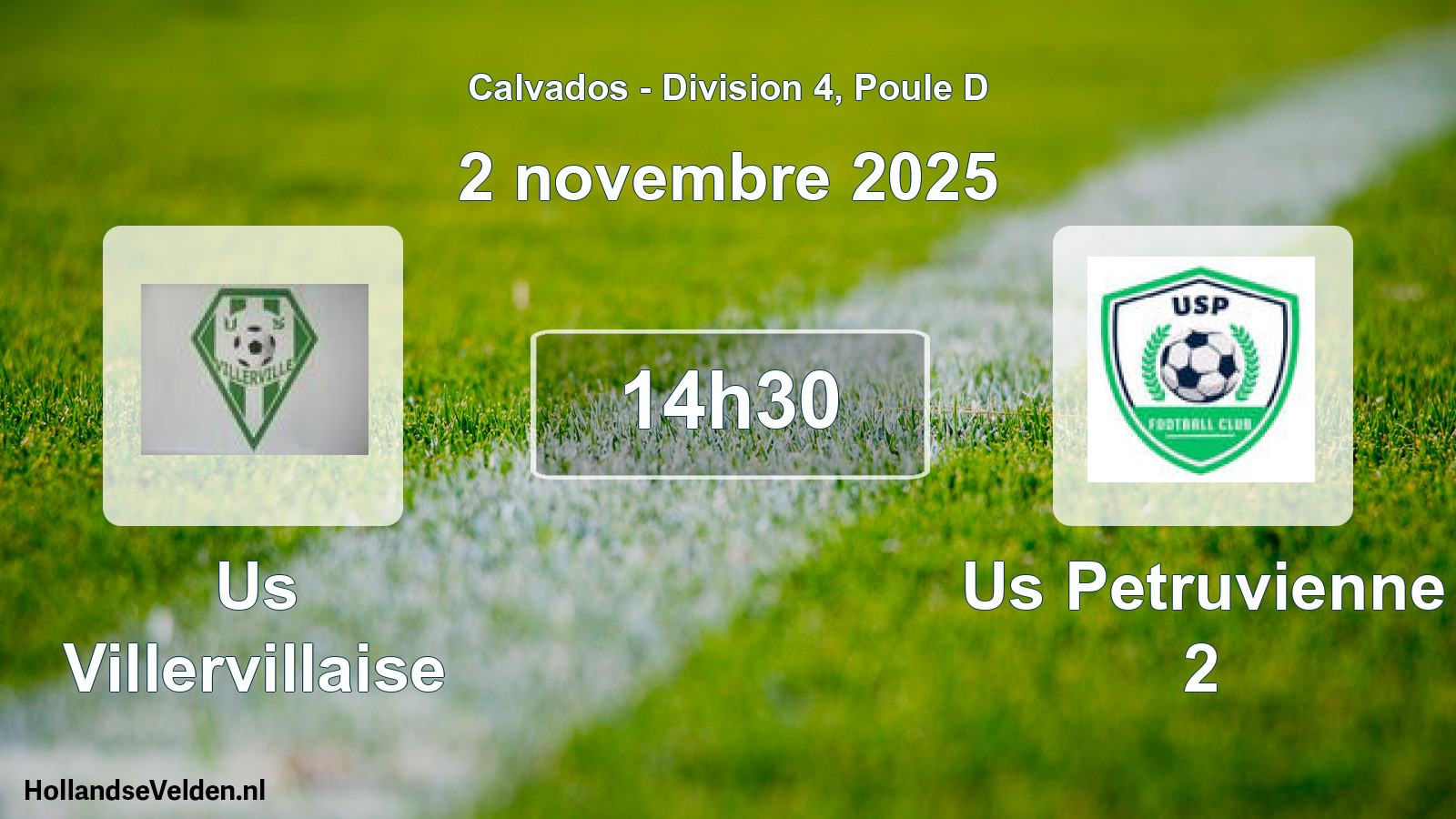 Scheduled Match: Us Villervillaise - Us Petruvienne 2 (2 November 2025)