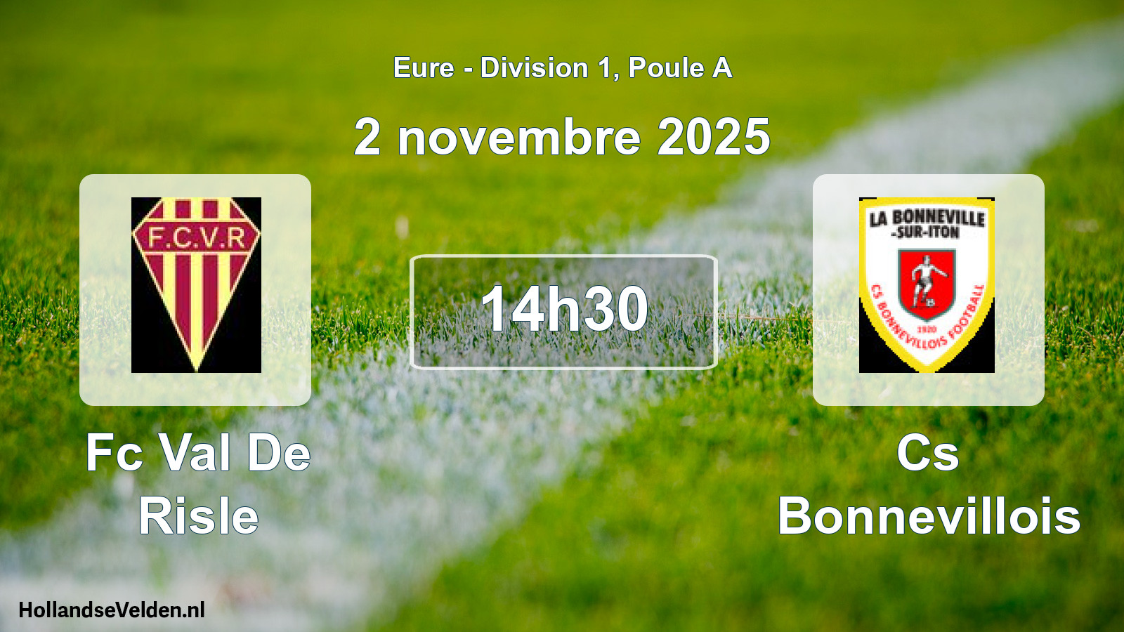 Geplande wedstrijd: Fc Val De Risle - Cs Bonnevillois (2 november 2025)