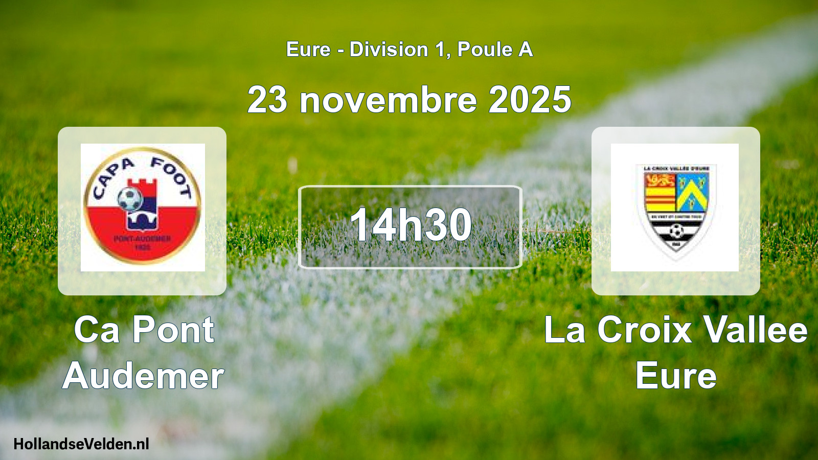 Scheduled Match: Ca Pont Audemer - La Croix Vallee Eure (23 November 2025)