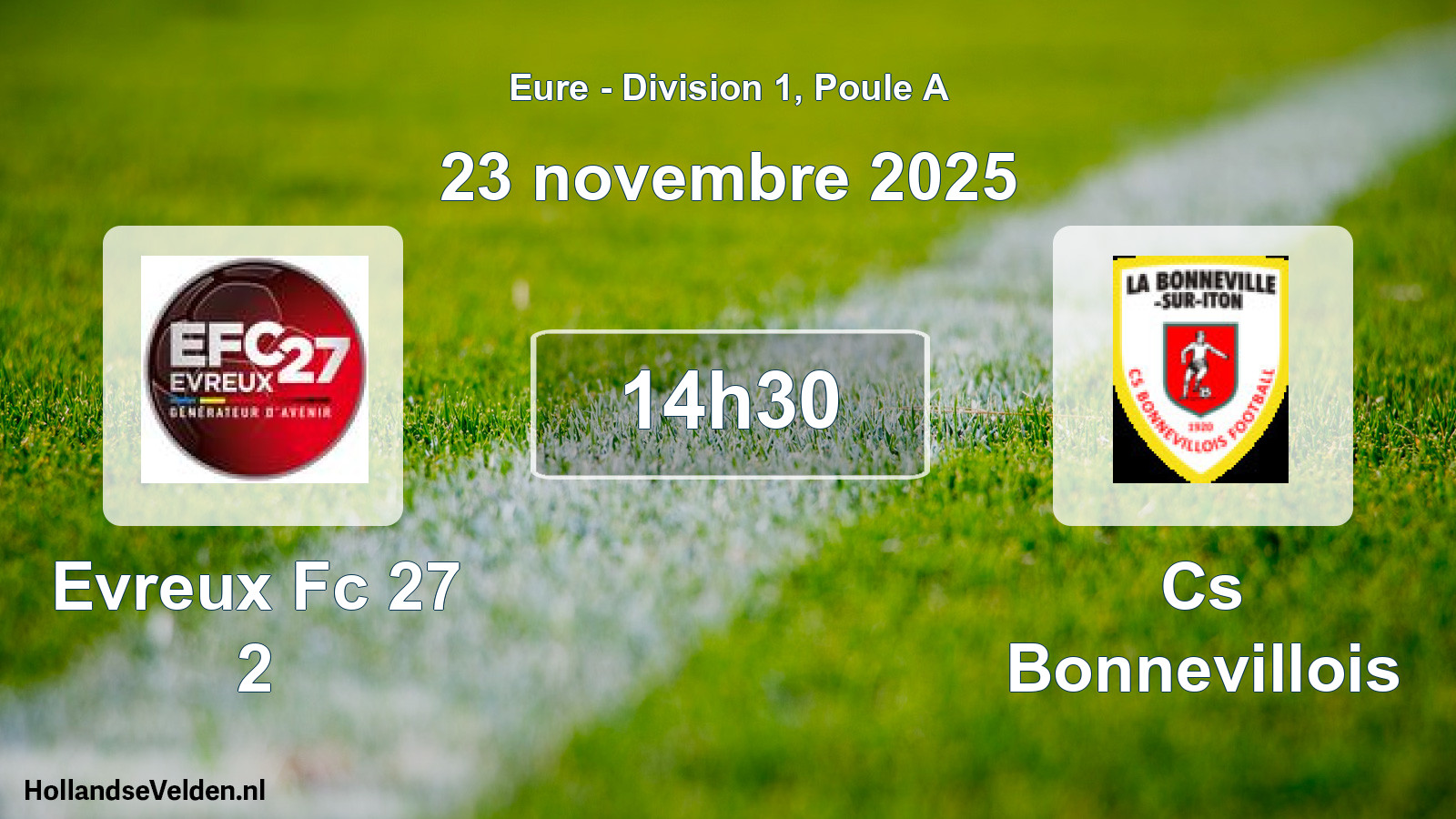 Scheduled Match: Evreux Fc 27 2 - Cs Bonnevillois (23 November 2025)