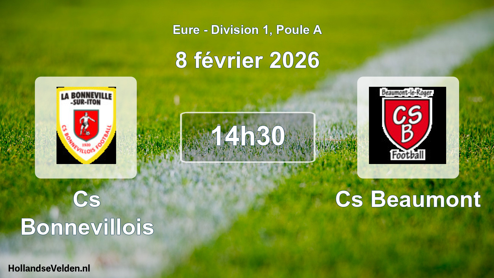 Geplande wedstrijd: Cs Bonnevillois - Cs Beaumont (8 février 2026)