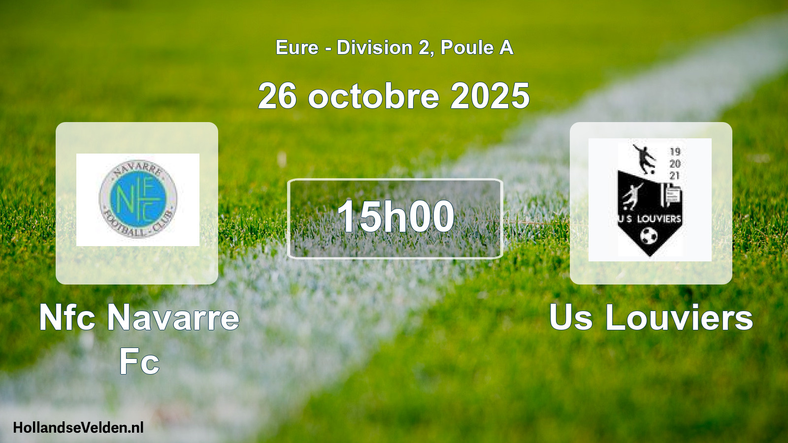 Scheduled Match: Nfc Navarre Fc - Us Louviers (26 October 2025)