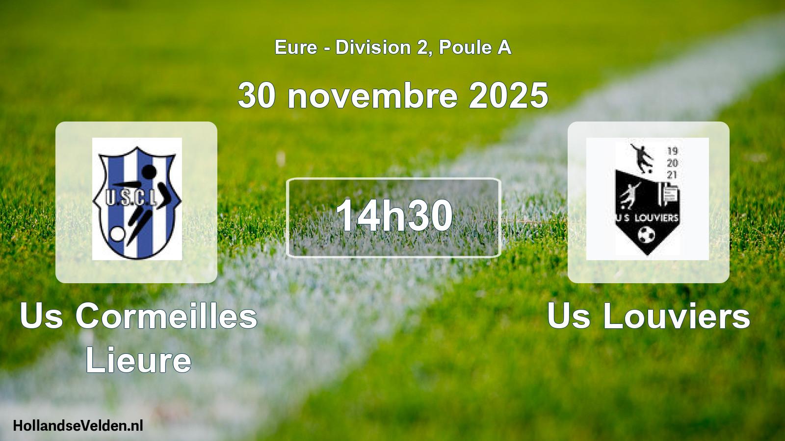 Scheduled Match: Us Cormeilles Lieure - Us Louviers (30 November 2025)