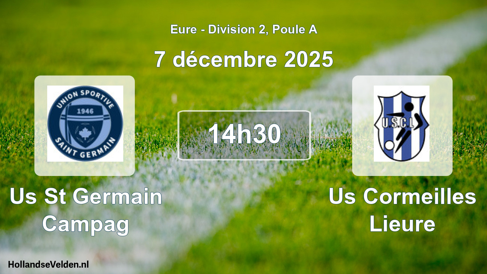 Scheduled Match: Us St Germain Campag - Us Cormeilles Lieure (7 December 2025)