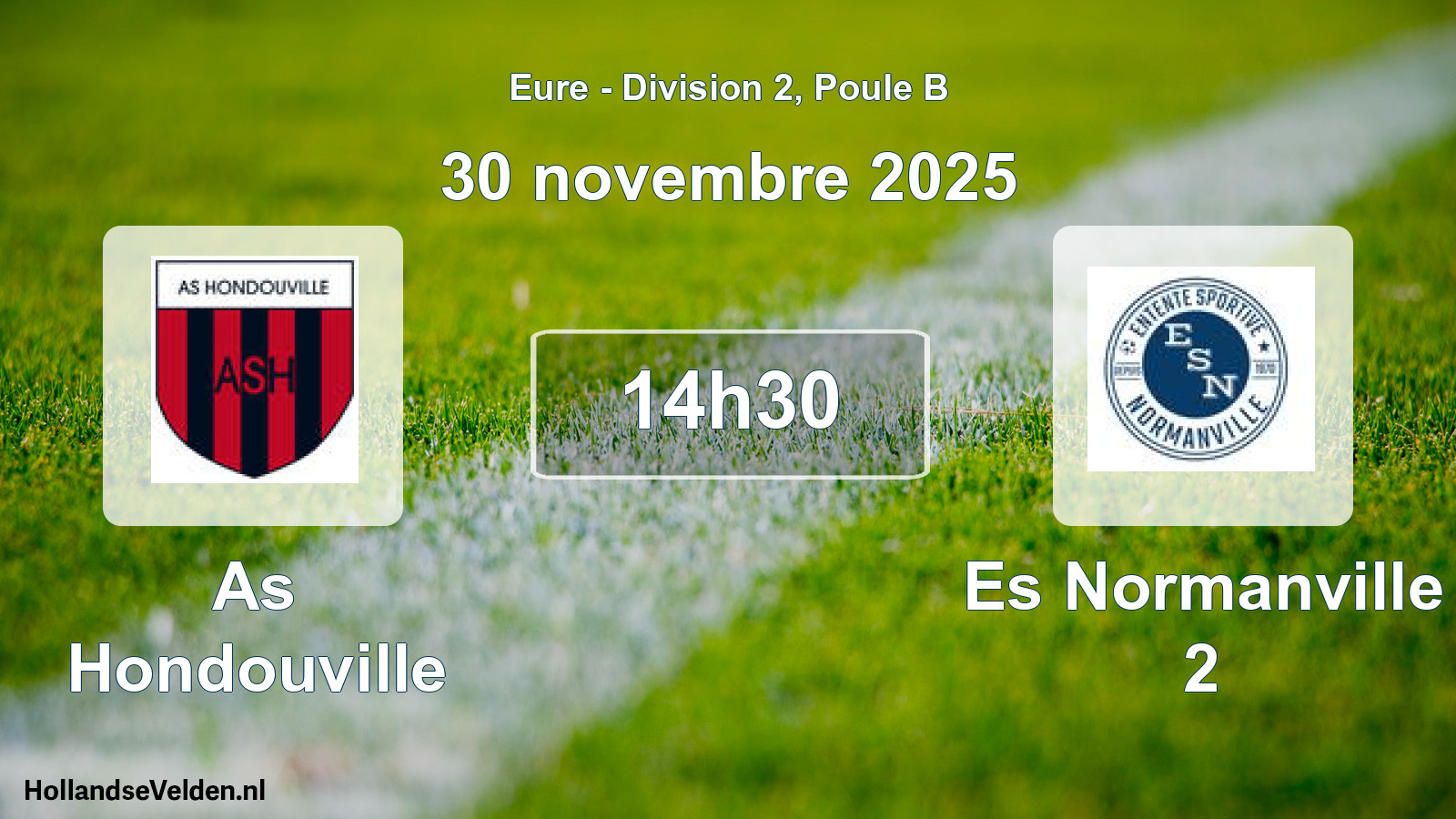Geplande wedstrijd: As Hondouville - Es Normanville 2 (30 novembre 2025)