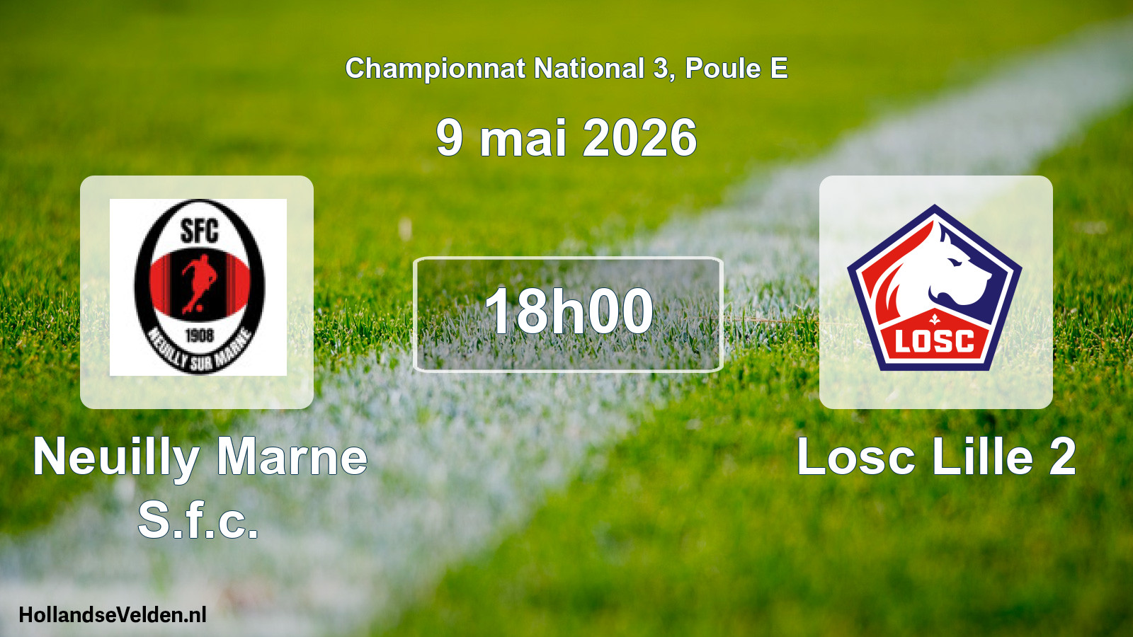 Scheduled Match: Neuilly Marne S.f.c. - Losc Lille 2 (9 May 2026)