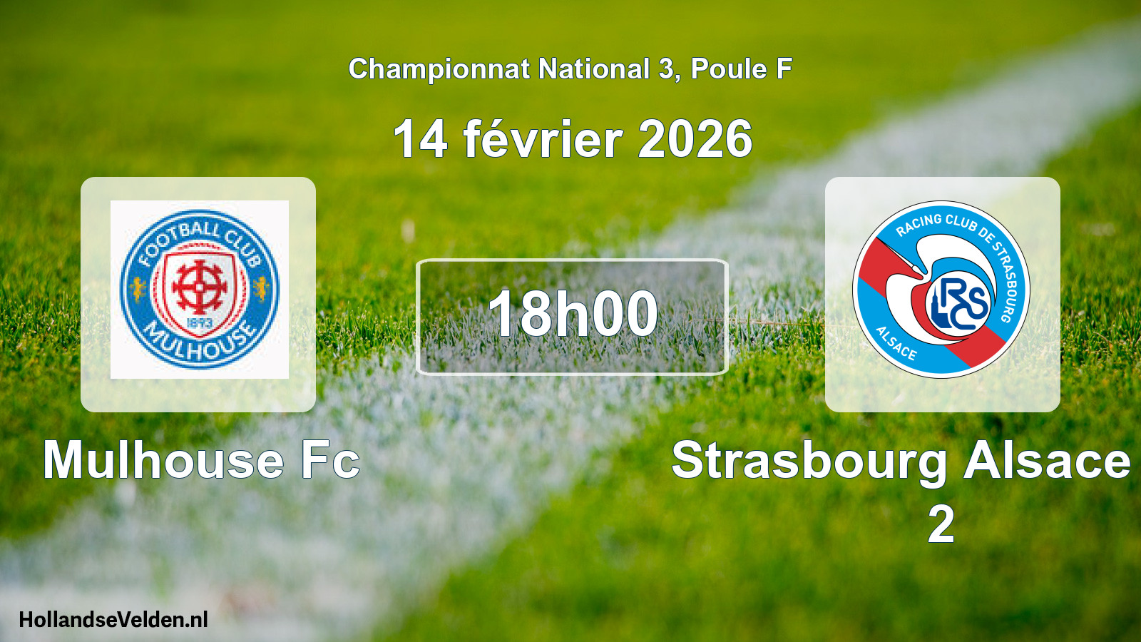Scheduled Match: Mulhouse Fc - Strasbourg Alsace Rc 2 (14 February 2026)
