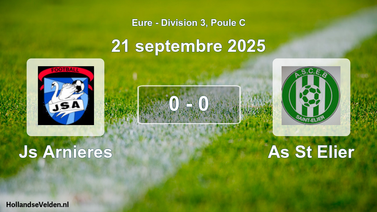 Gespeelde wedstrijd: Js Arnieres - As St Elier 0 - 0 (21 september 2025)