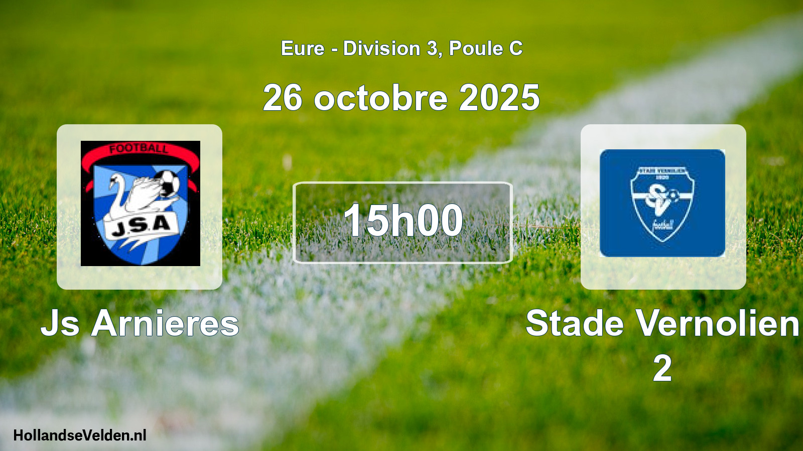 Scheduled Match: Js Arnieres - Stade Vernolien 2 (26 October 2025)
