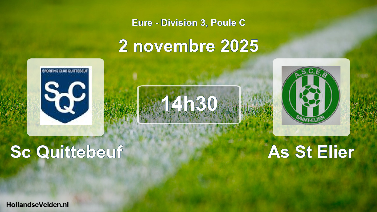 Scheduled Match: Sc Quittebeuf - As St Elier (2 November 2025)