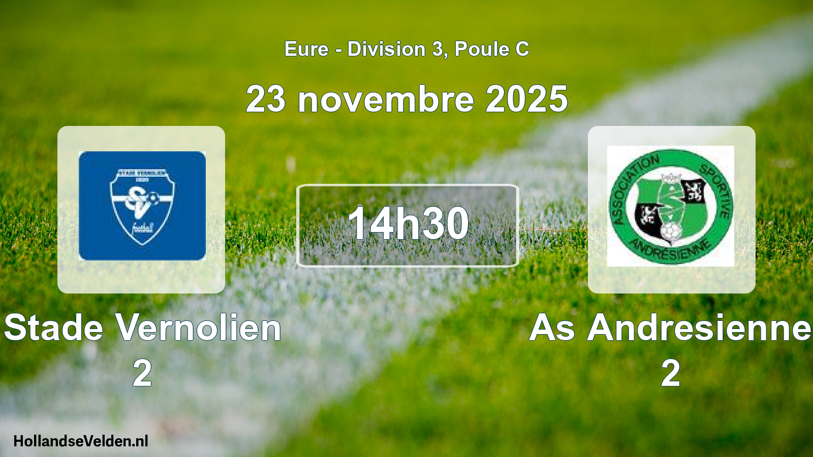 Scheduled Match: Stade Vernolien 2 - As Andresienne 2 (23 November 2025)