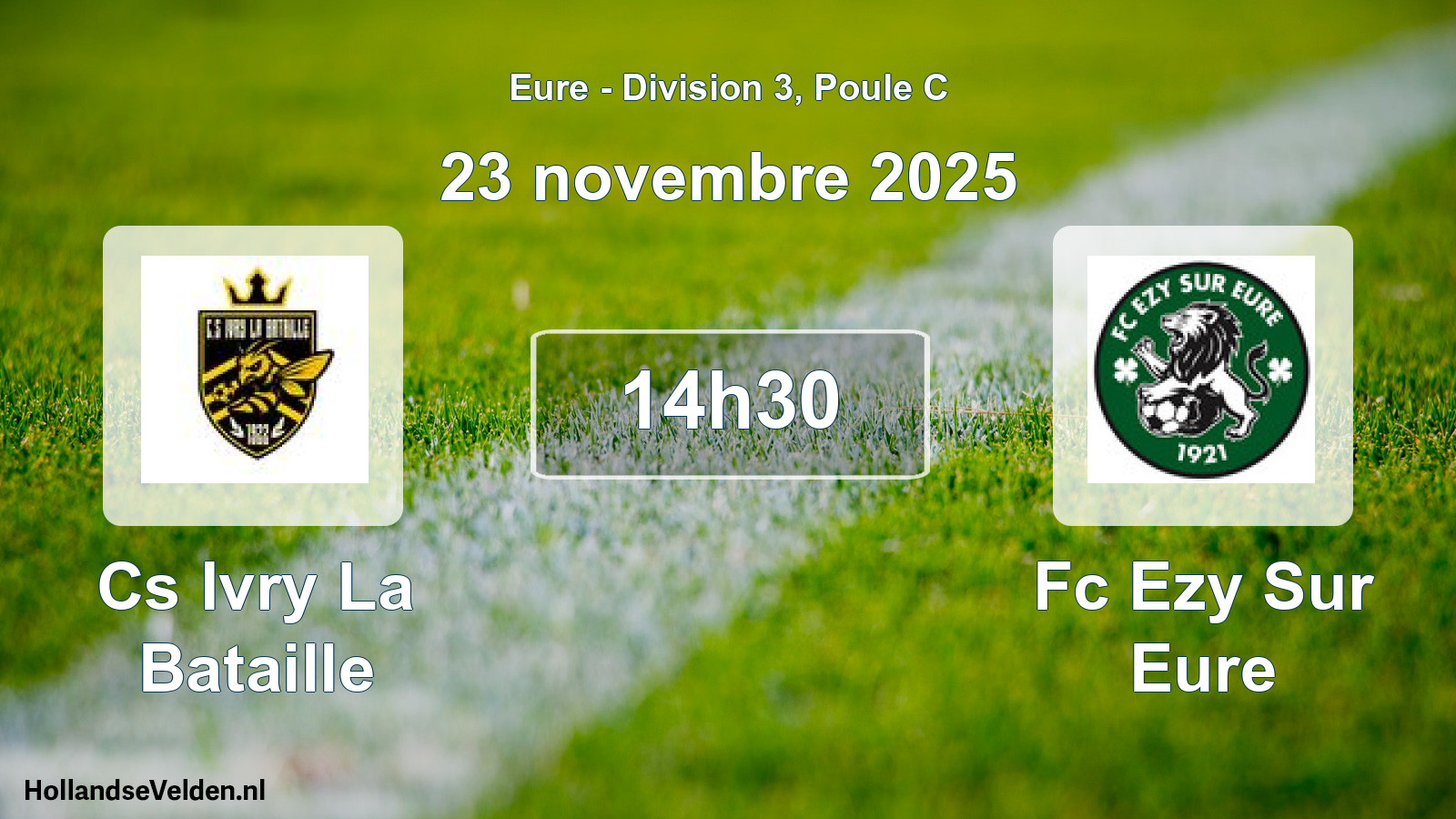 Scheduled Match: Cs Ivry La Bataille - Fc Ezy Sur Eure (23 November 2025)