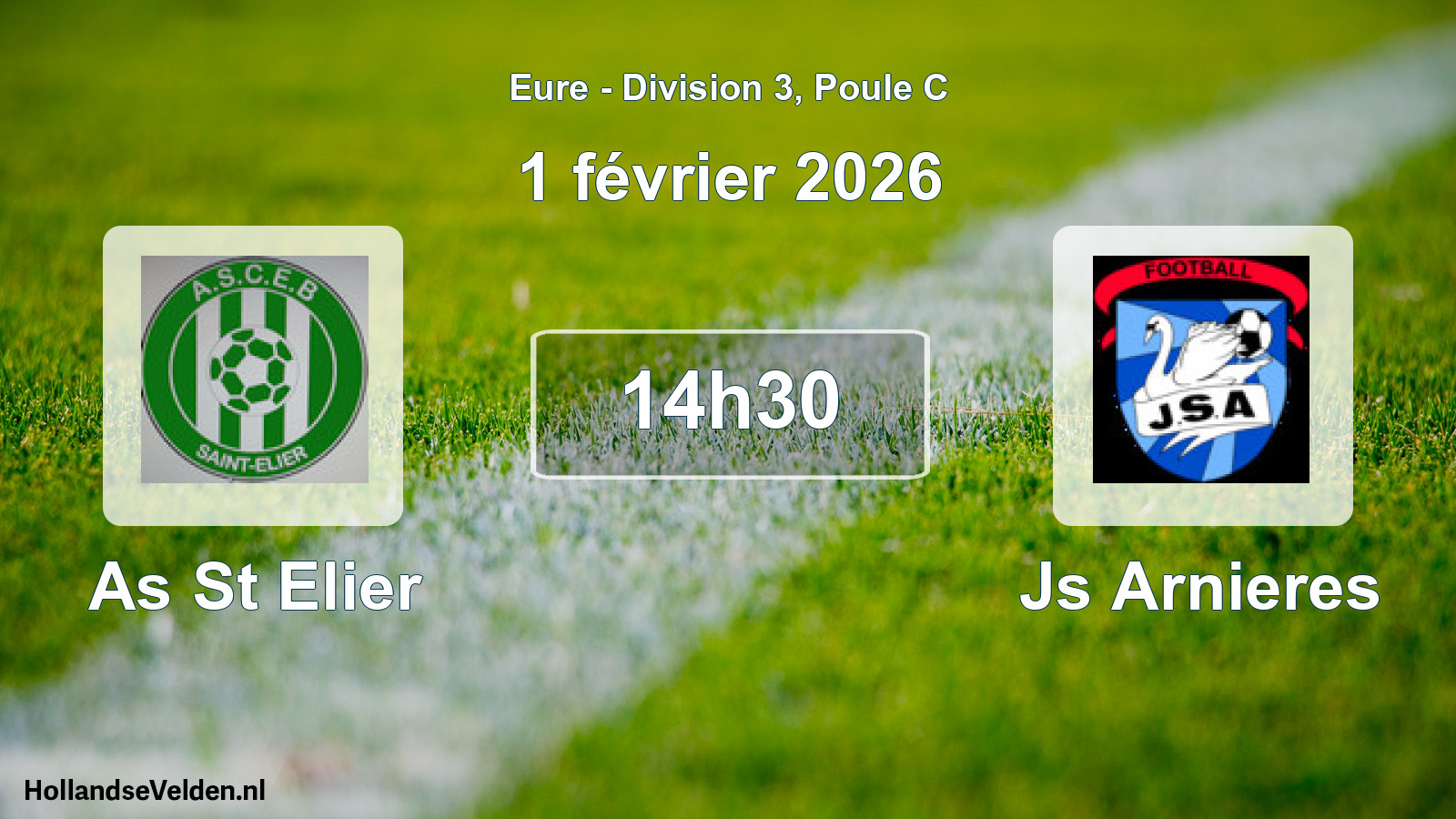 Geplande wedstrijd: As St Elier - Js Arnieres (1 februari 2026)