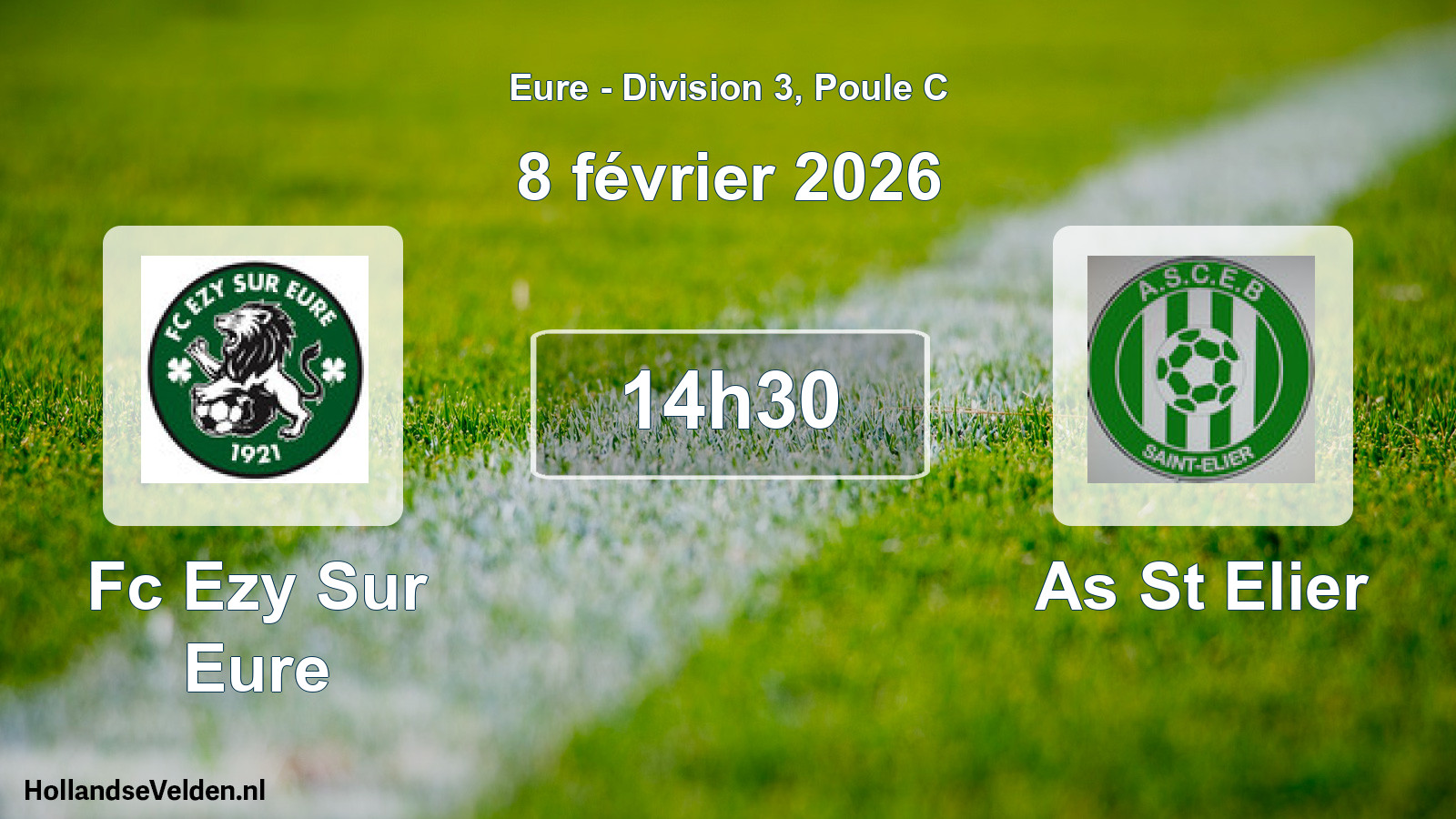 Scheduled Match: Fc Ezy Sur Eure - As St Elier (8 February 2026)