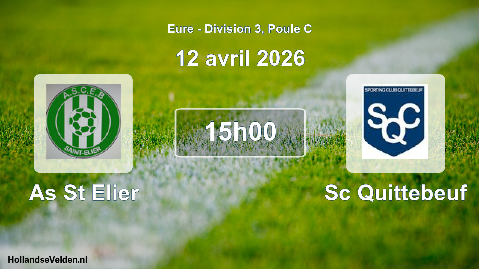 Scheduled Match: As St Elier - Sc Quittebeuf (12 April 2026)