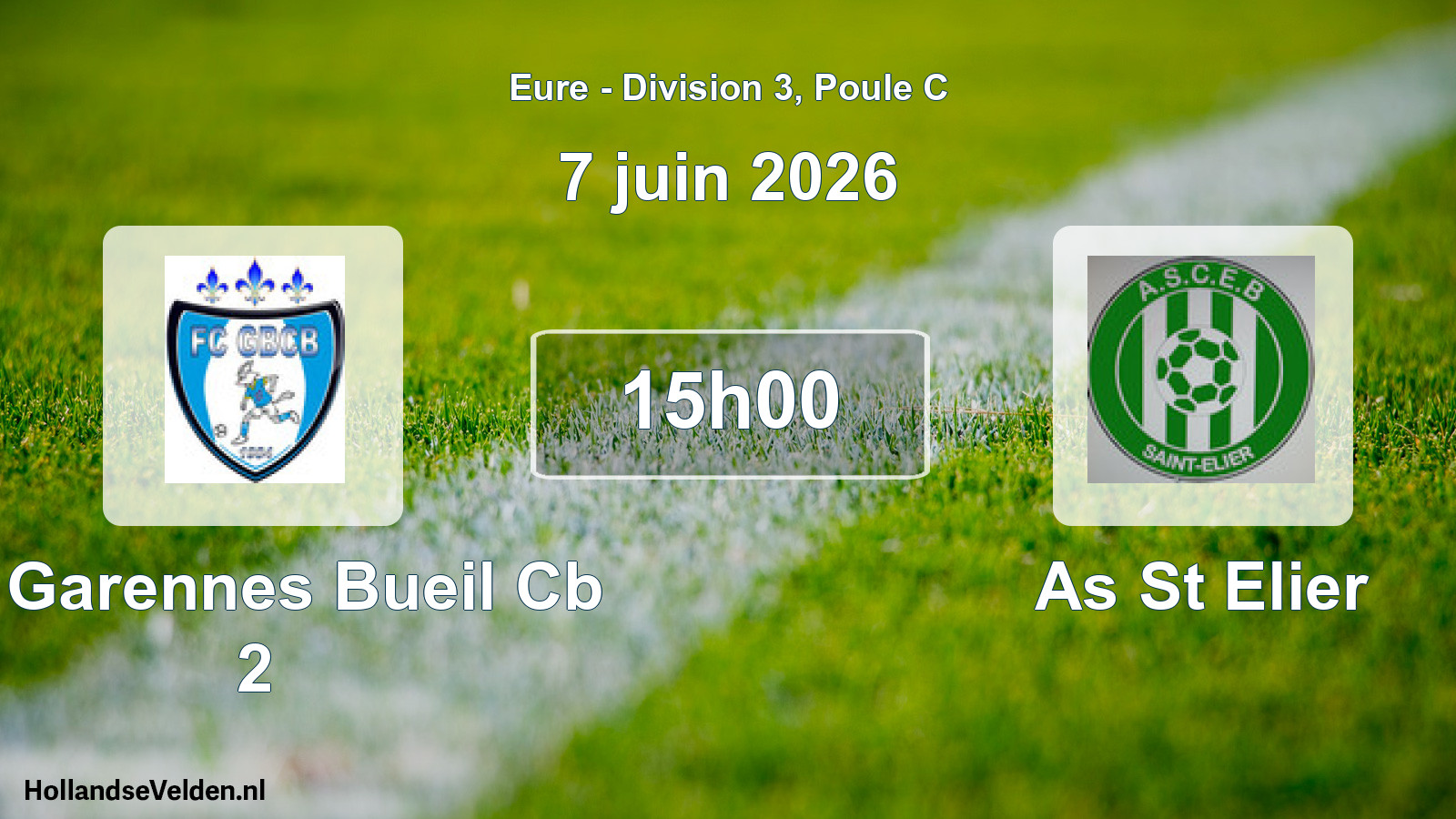 Scheduled Match: Fc Garennes Bueil Cb 2 - As St Elier (7 June 2026)