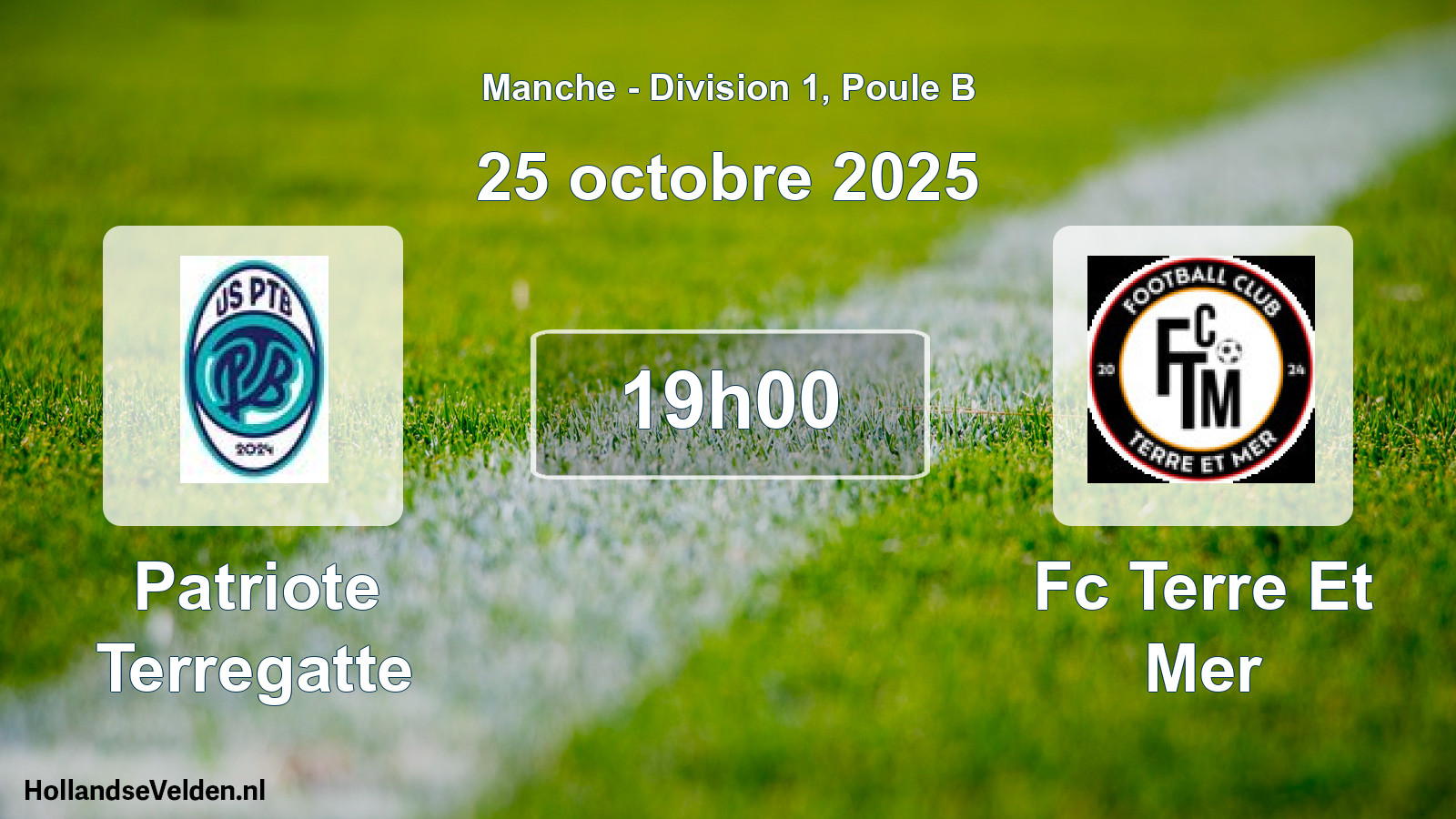 Geplande wedstrijd: Patriote Terregatte - Fc Terre Et Mer (25 oktober 2025)