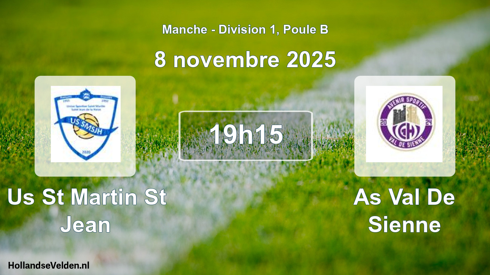 Geplande wedstrijd: Us St Martin St Jean - As Val De Sienne (8 november 2025)