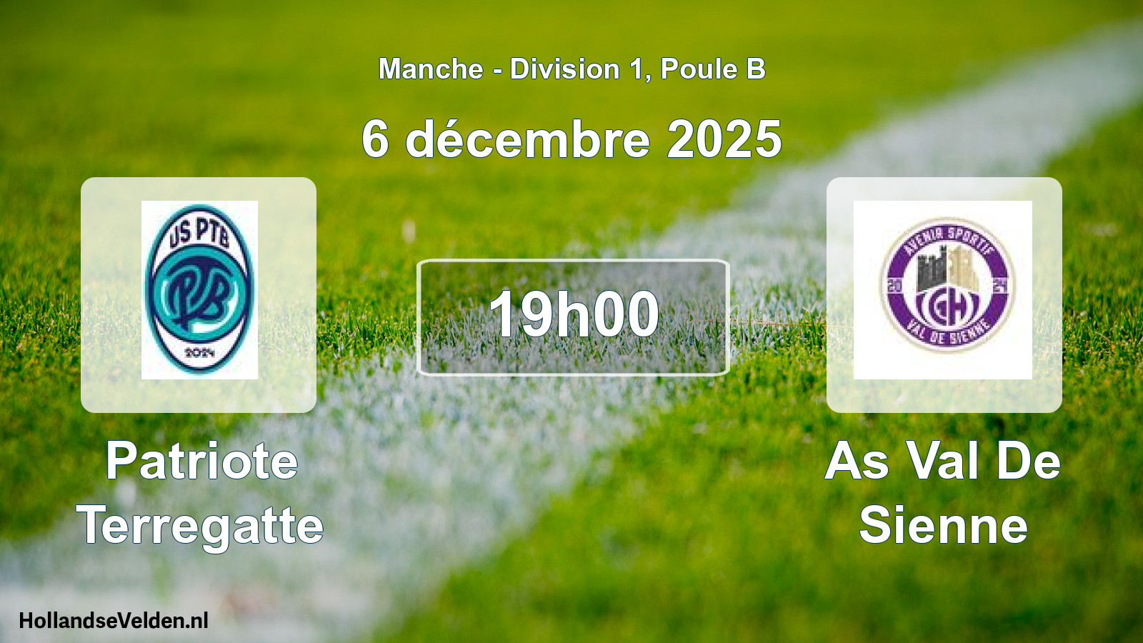 Scheduled Match: Patriote Terregatte - As Val De Sienne (6 December 2025)