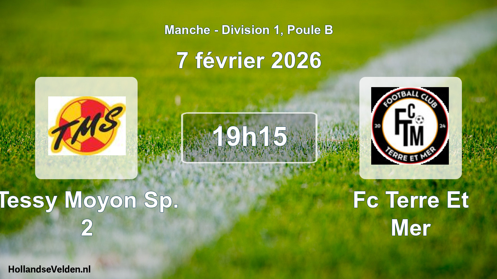 Scheduled Match: Tessy Moyon Sp. 2 - Fc Terre Et Mer (7 February 2026)