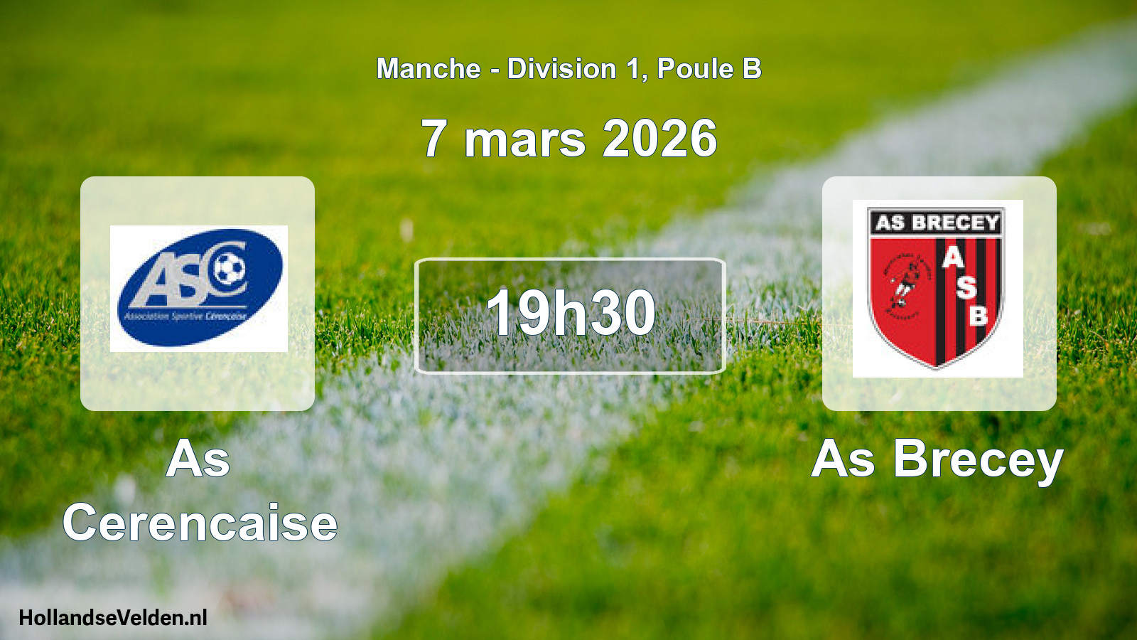 Scheduled Match: As Cerencaise - As Brecey (7 March 2026)