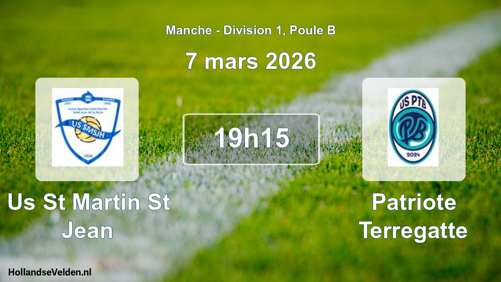 Scheduled Match: Us St Martin St Jean - Patriote Terregatte (7 March 2026)