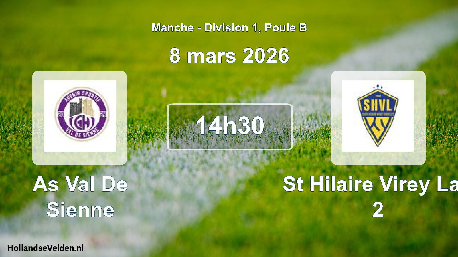 Geplande wedstrijd: As Val De Sienne - St Hilaire Virey Lan 2 (8 mars 2026)