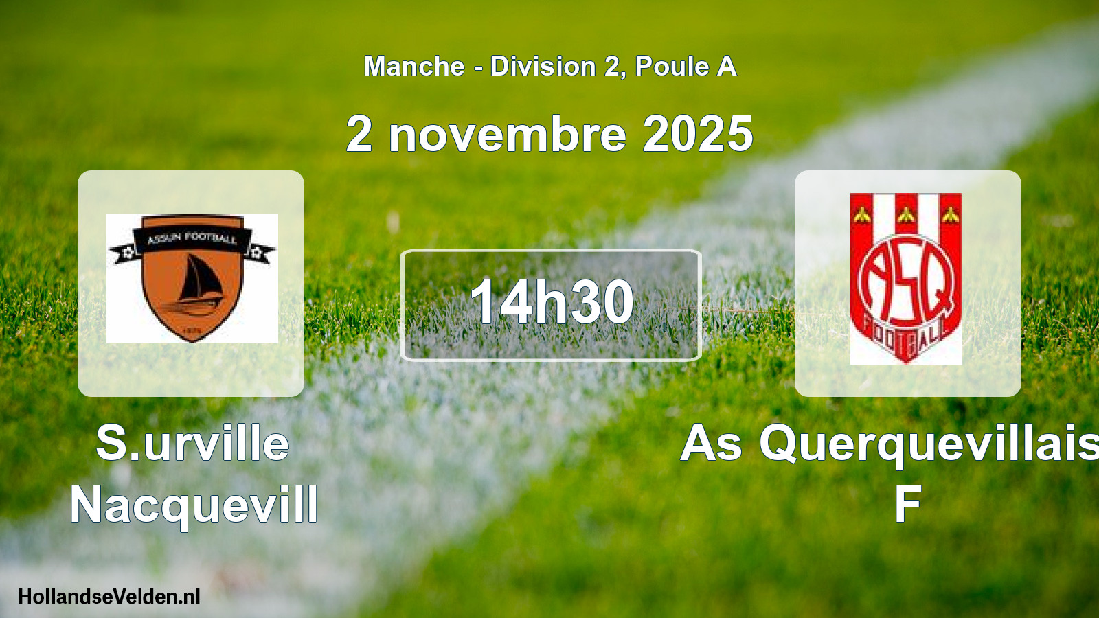 Geplande wedstrijd: S.urville Nacquevill - As Querquevillaise F (2 november 2025)