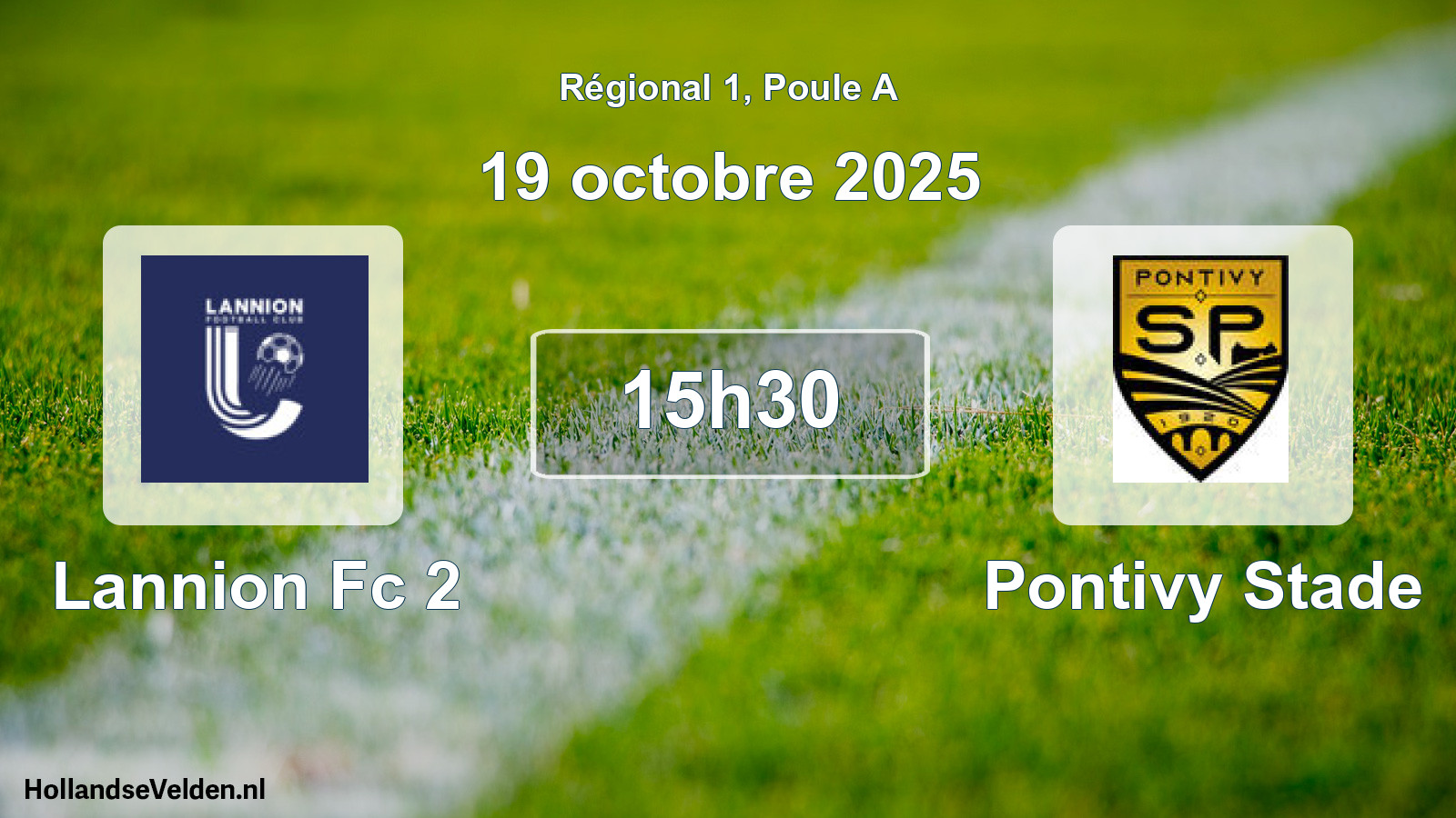 Scheduled Match: Lannion Fc 2 - Pontivy Stade (19 October 2025)
