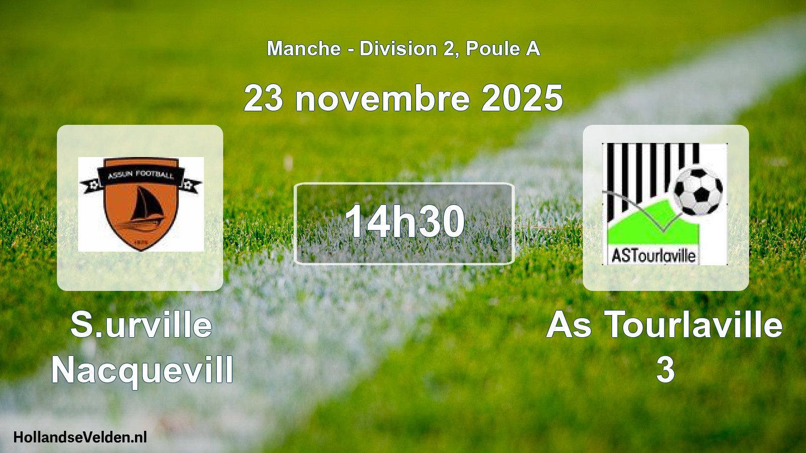 Geplande wedstrijd: S.urville Nacquevill - As Tourlaville 3 (23 novembre 2025)