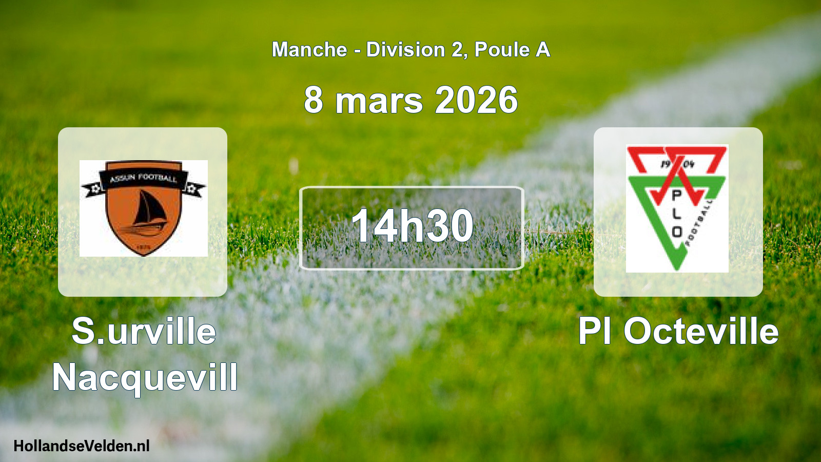 Geplande wedstrijd: S.urville Nacquevill - Pl Octeville (8 maart 2026)