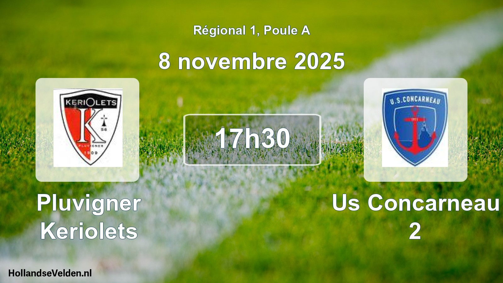 Geplande wedstrijd: Pluvigner Keriolets - Us Concarneau 2 (8 novembre 2025)
