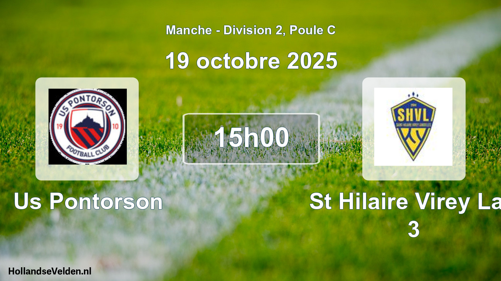 Scheduled Match: Us Pontorson - St Hilaire Virey Lan 3 (19 October 2025)