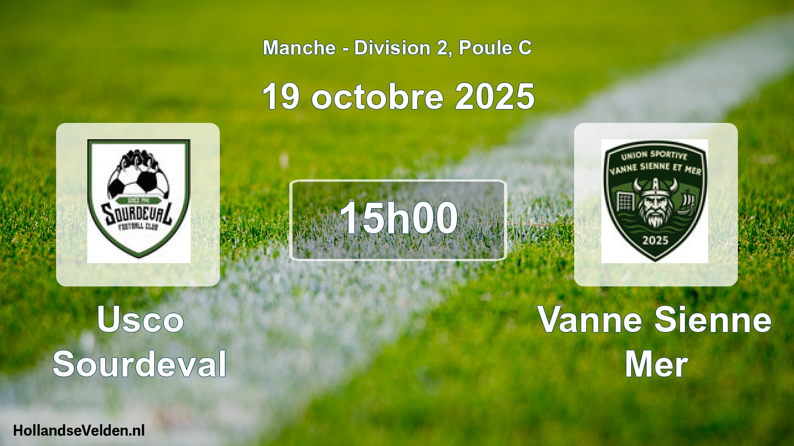 Geplande wedstrijd: Usco Sourdeval - Vanne Sienne Mer (19 octobre 2025)