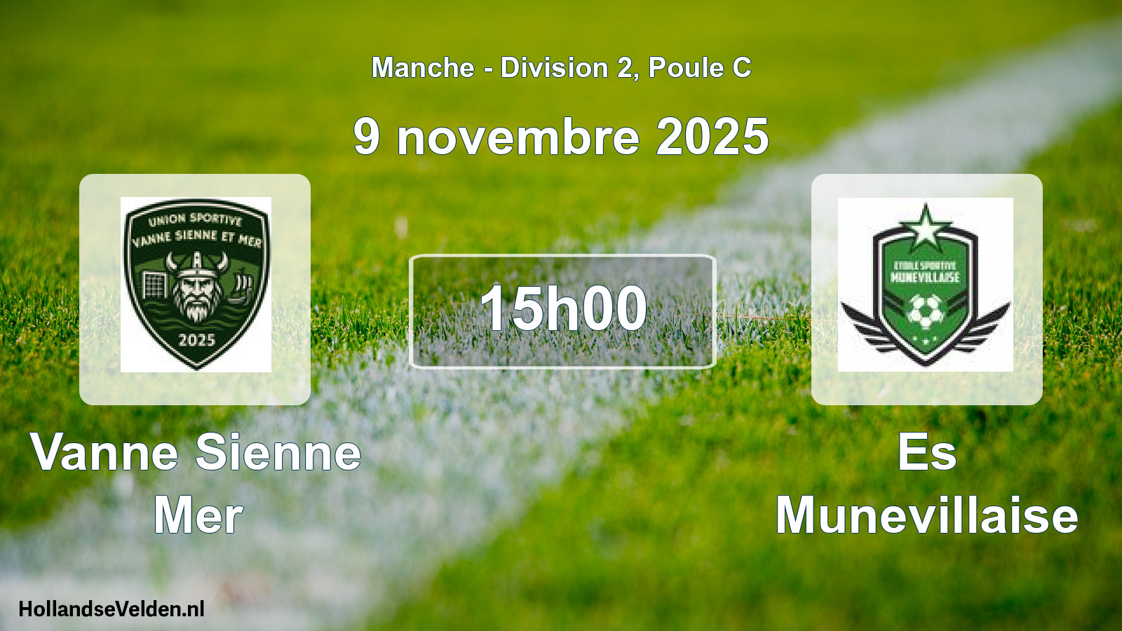 Geplande wedstrijd: Vanne Sienne Mer - Es Munevillaise (9 novembre 2025)