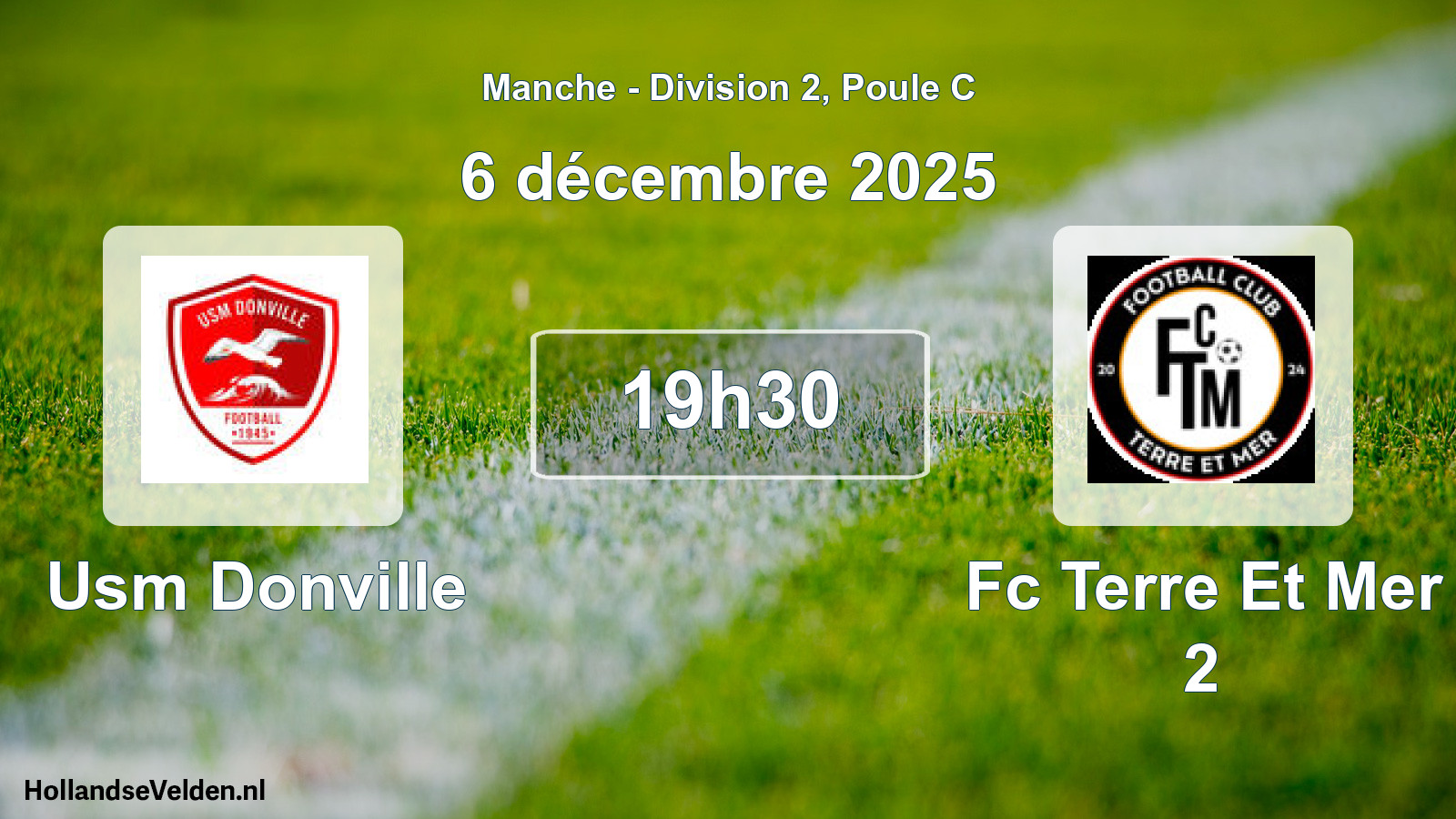 Scheduled Match: Usm Donville - Fc Terre Et Mer 2 (6 December 2025)