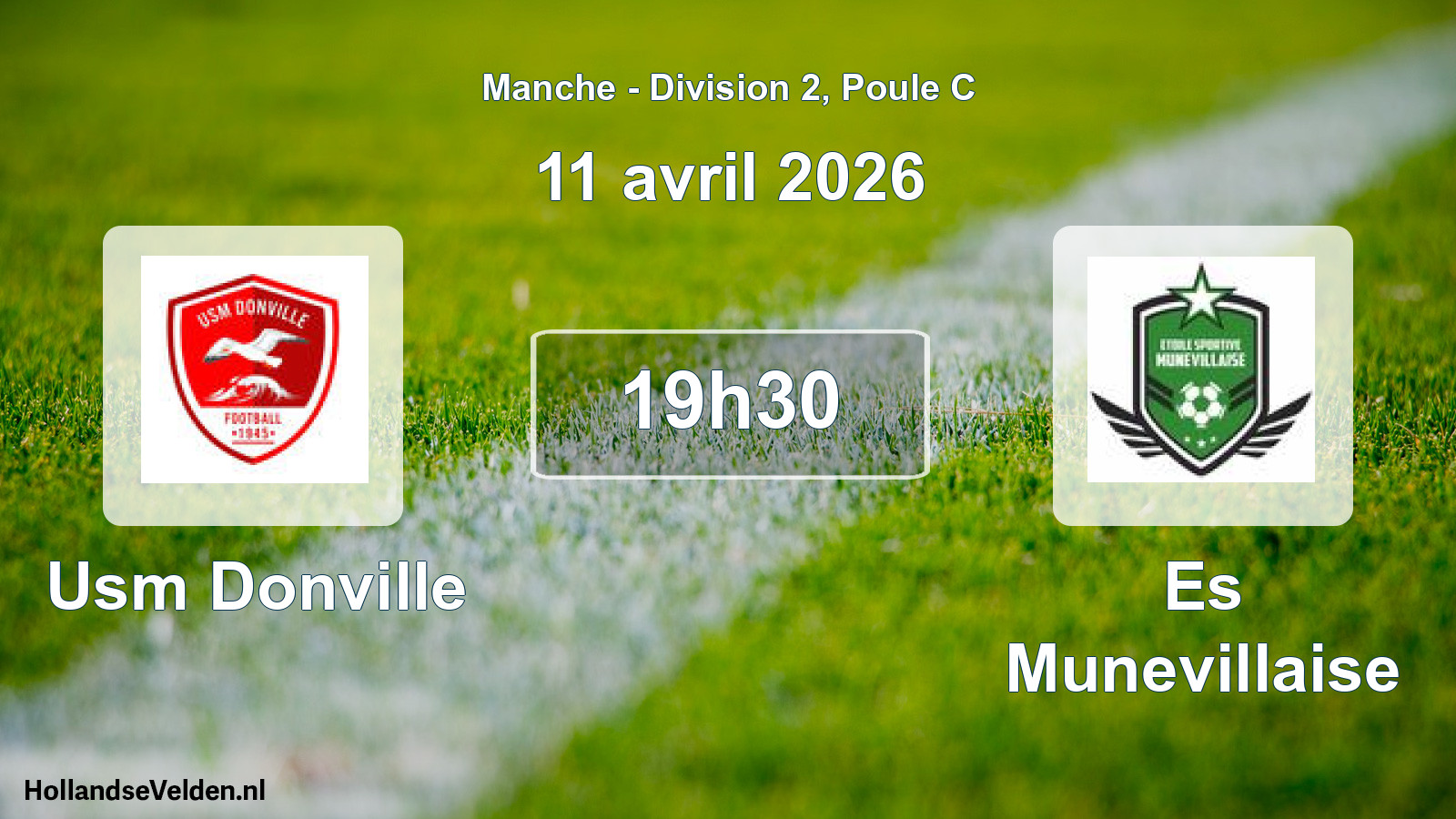 Scheduled Match: Usm Donville - Es Munevillaise (11 April 2026)