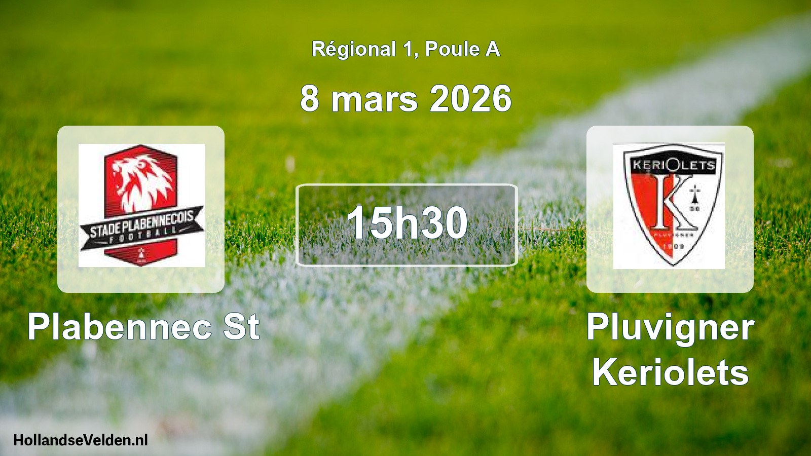 Scheduled Match: Plabennec St - Pluvigner Keriolets (8 March 2026)
