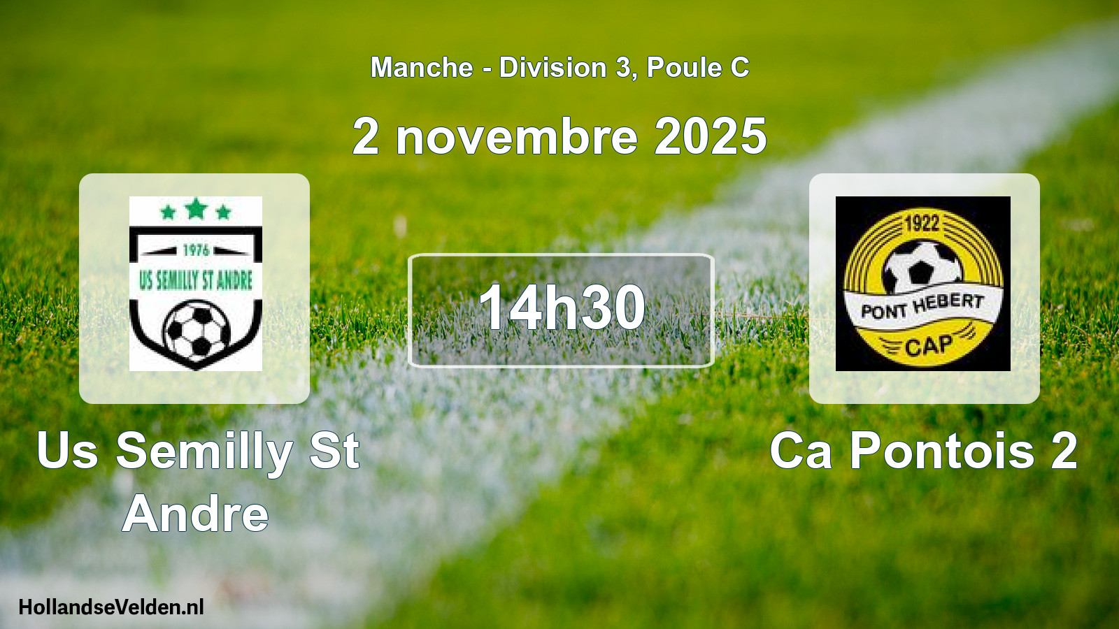 Geplande wedstrijd: Us Semilly St Andre - Ca Pontois 2 (2 novembre 2025)