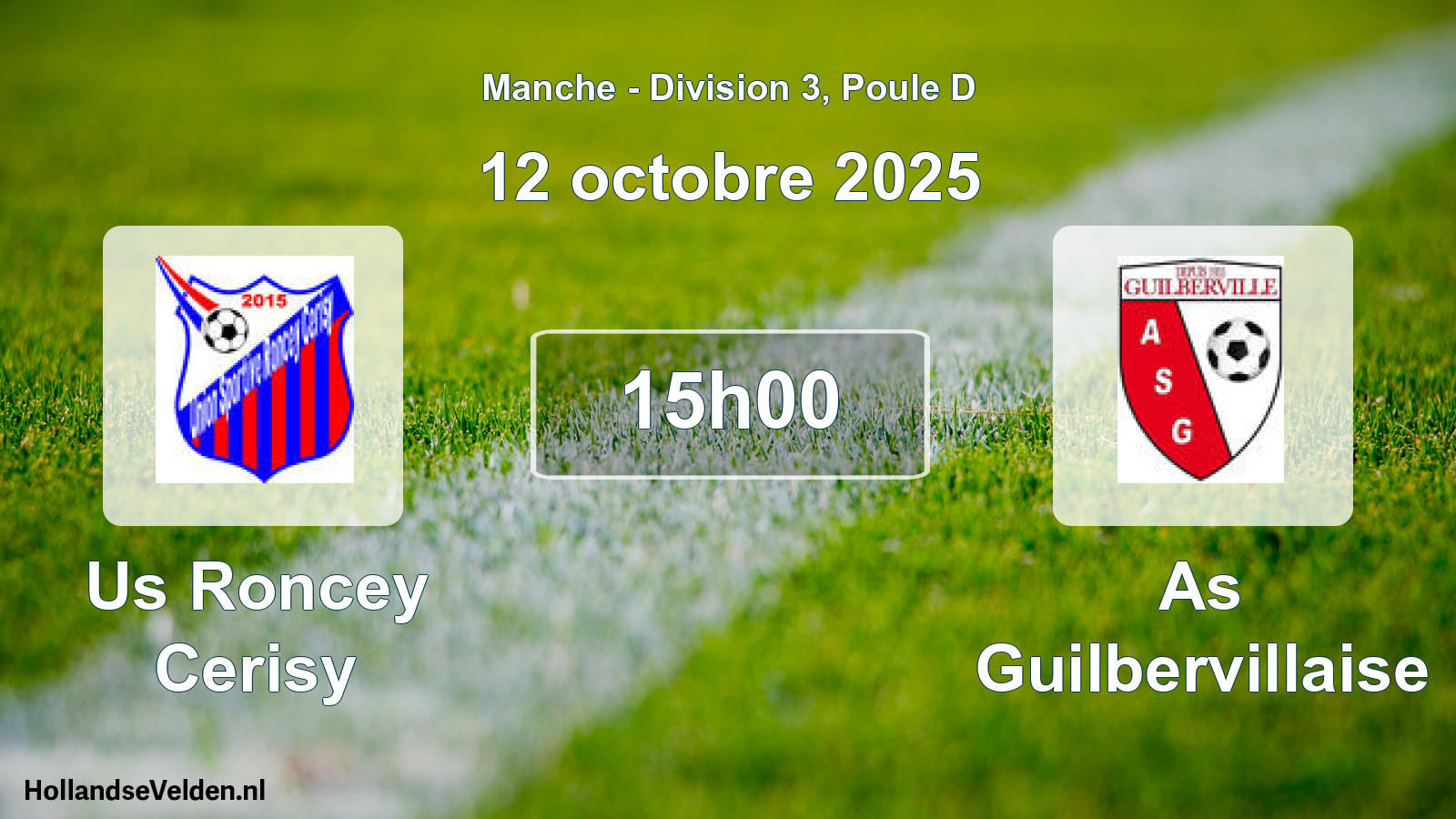 Scheduled Match: Us Roncey Cerisy - As Guilbervillaise (12 October 2025)